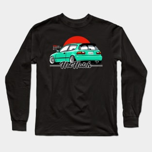 Honda Civic EG Hatchback JDM Car Long Sleeve T-Shirt